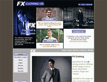 Tablet Screenshot of fxclothing.ie